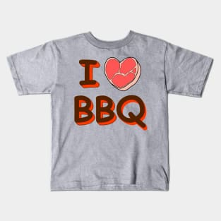 I love barbecue Kids T-Shirt